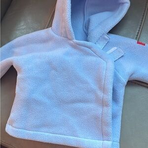Widgeon Cozy Blue Kids Hoodie fleece Polartec